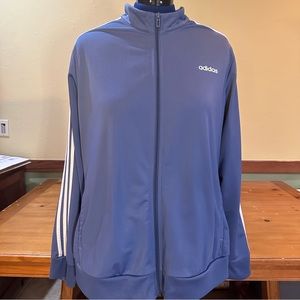 Adidas blue track jacket